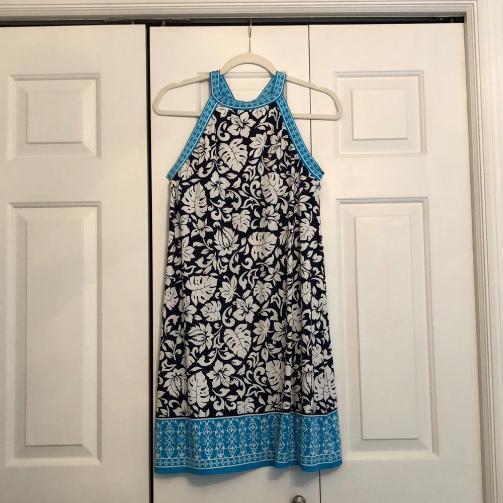 Max Studio Floral Halter Dress